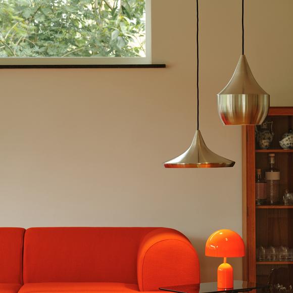 Tom Dixon Beat LED Wide Pendant Unbeaten Aluminium