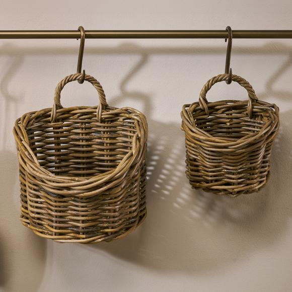 Nkuku Zawar Rattan Hanging Baskets