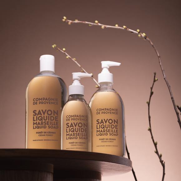 Compagnie De Provence Cedar Forest Liquid Marseille Soap Litre Refill 