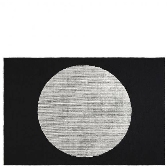 Tom Dixon Disc Rug Black & White