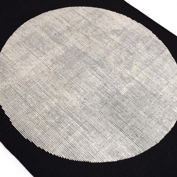 Tom Dixon Disc Rug Black & White