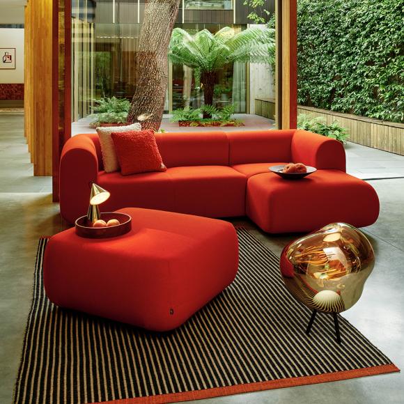 Tom Dixon Line Rug Black/Multi 