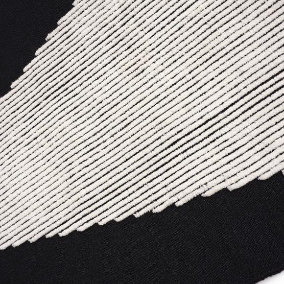 Tom Dixon Wedge Rug Black & White