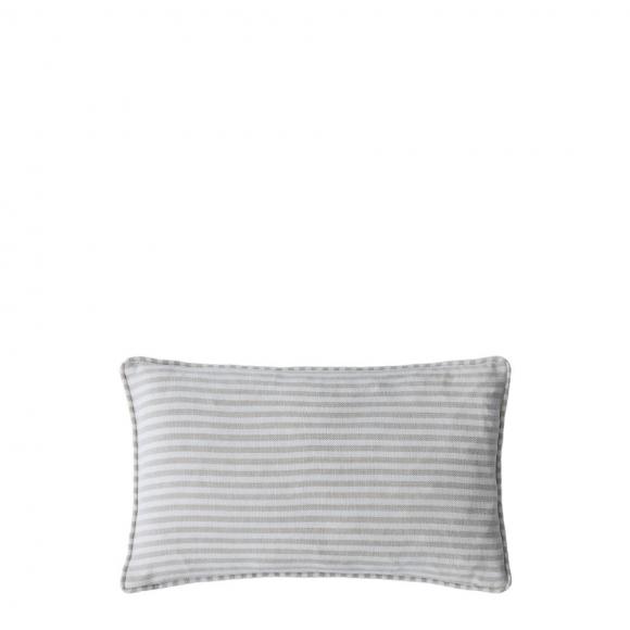 Laura Ashley Cornish Chenille Stripe Cushion Natural