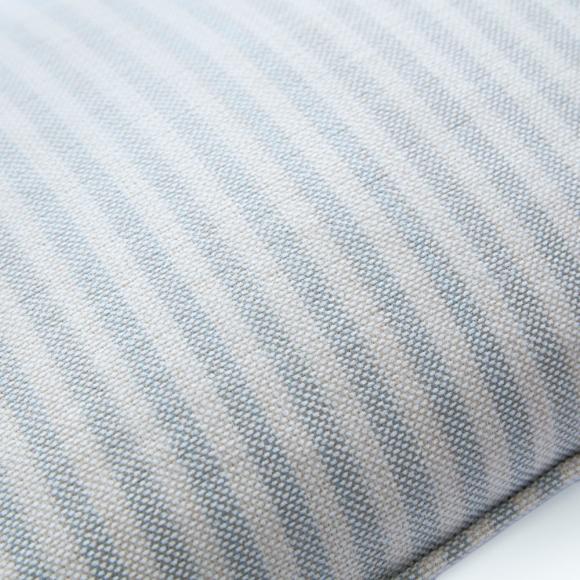 Laura Ashley Cornish Chenille Stripe Cushion Slate Blue