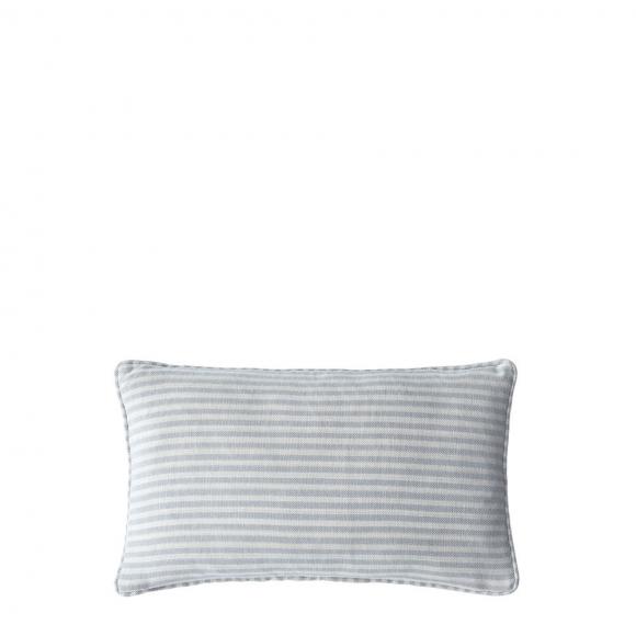 Laura Ashley Cornish Chenille Stripe Cushion Slate Blue