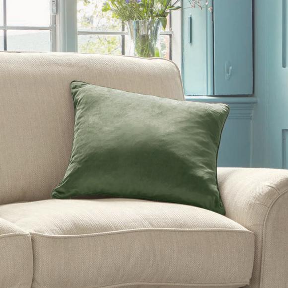Laura Ashley Nigella Ivy Green Cushion