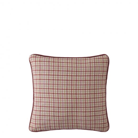 Laura Ashley Padbury Check Cushion Russet