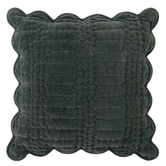 Laura Ashley Scalloped Cushion Pine Green