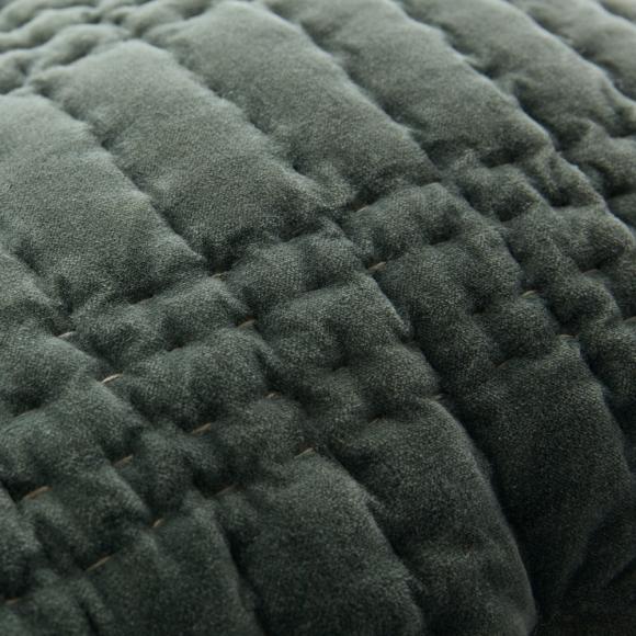 Laura Ashley Scalloped Cushion Pine Green