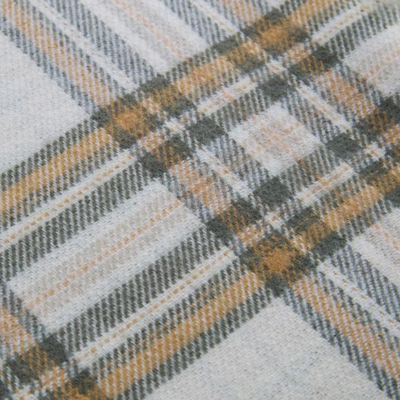 Laura Ashley Padbury Check Throw Olive