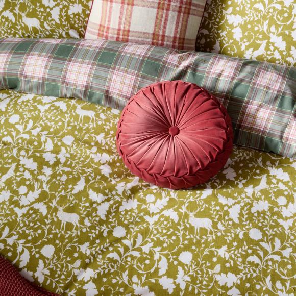 Laura Ashley Litton Olive Green Duvet Cover Set