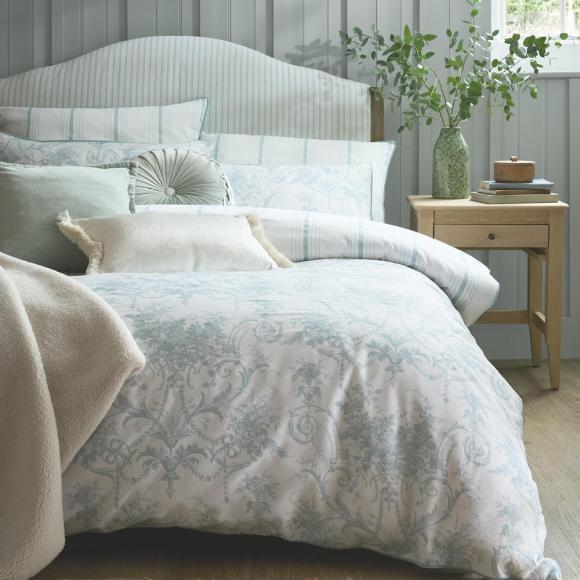 Laura Ashley Tuileries Seaspray Duvet Cover Set