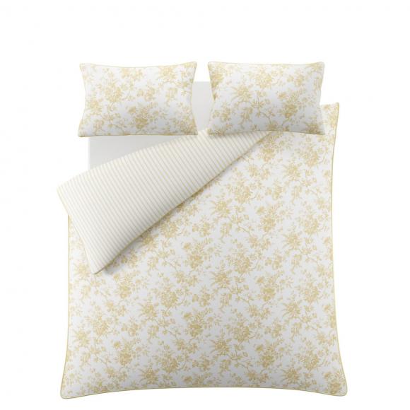 Laura Ashley Walled Garden Ochre Yellow Duvet Cover Set