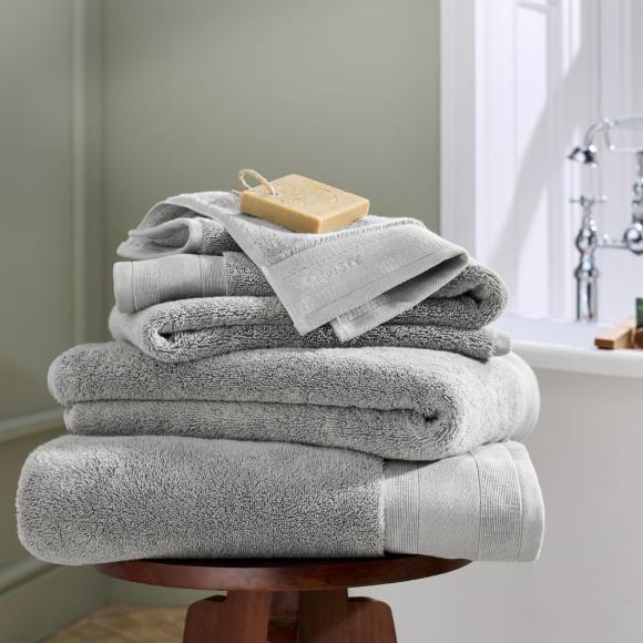 Christy Signature Turkish Cotton Towel Opal Grey