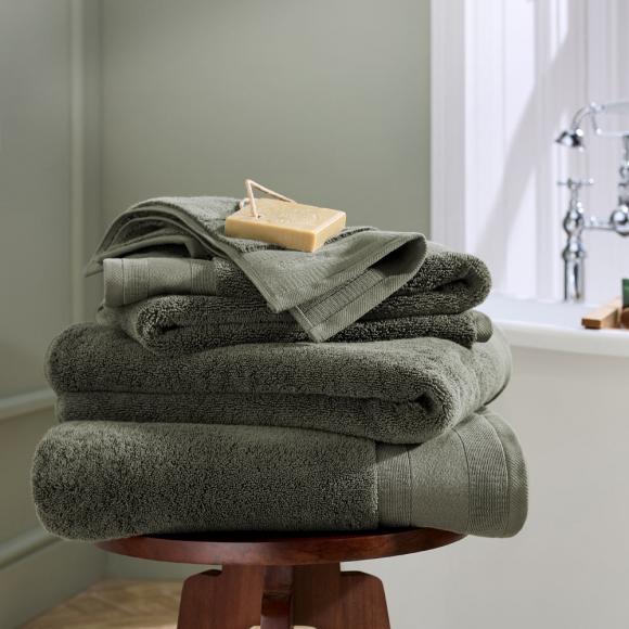 Christy Signature Turkish Cotton Towel Forest Green