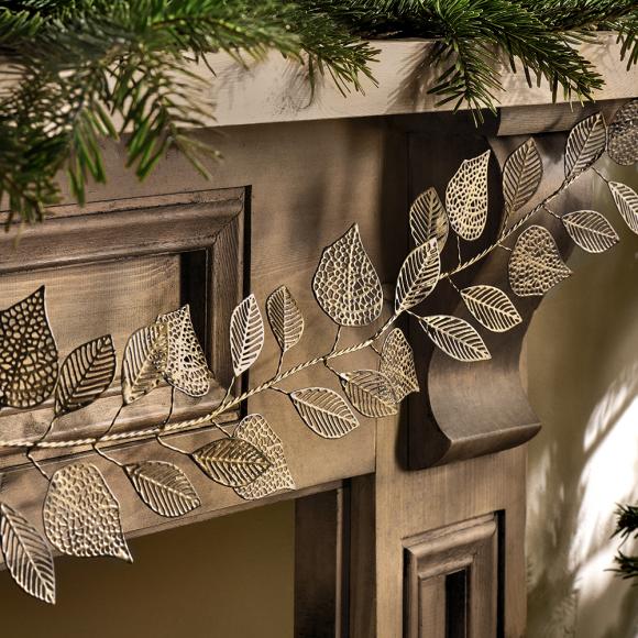 Nkuku Charita Garland - Antique Brass