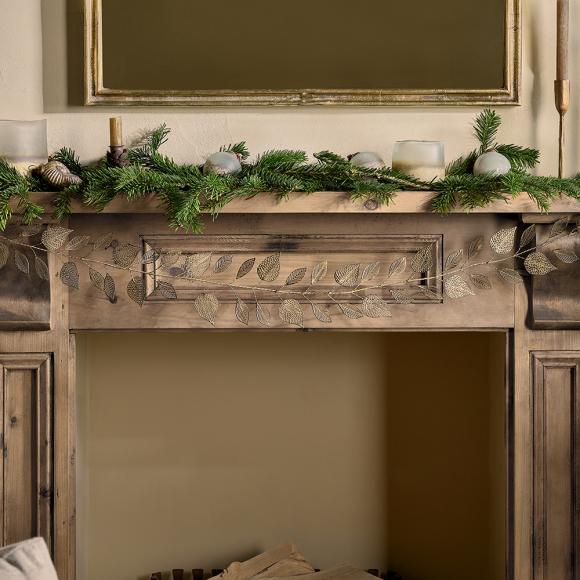 Nkuku Charita Garland - Antique Brass