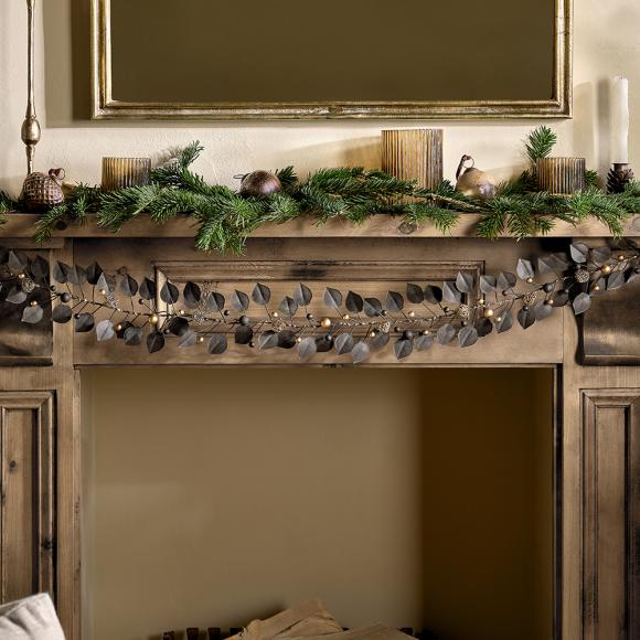 Nkuku Ishana Garland - Antique Brass