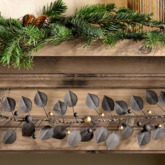 Nkuku Ishana Garland - Antique Brass