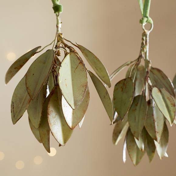 Nkuku Geeti Baubles - Soft Green (Set of 4)