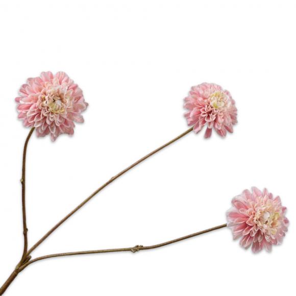 Silk-Ka DAHLIA SPRAY Pnk/Cr 65cm