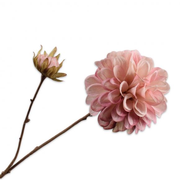 Silk-Ka DAHLIA SPRAY Pink LT 73cm