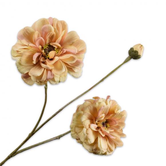 Silk-Ka ZINNIA SPRAY Mauve 66cm