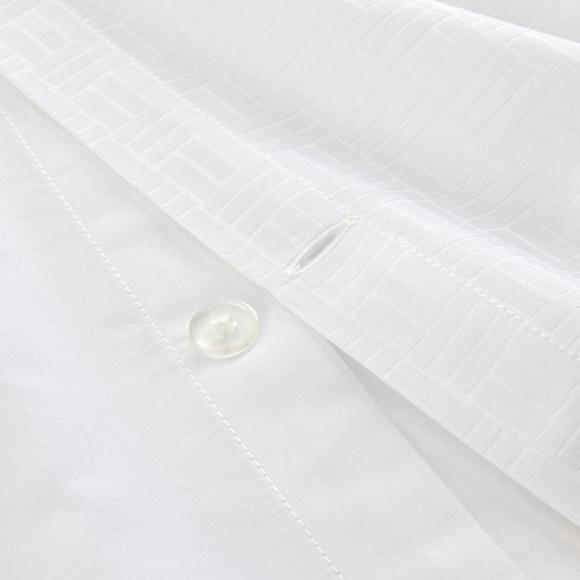 Boss Home Lattice Milk Duvet Cover