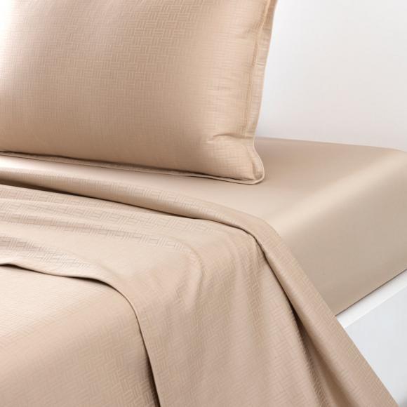 Boss Home Lattice Sesame Fitted Sheet