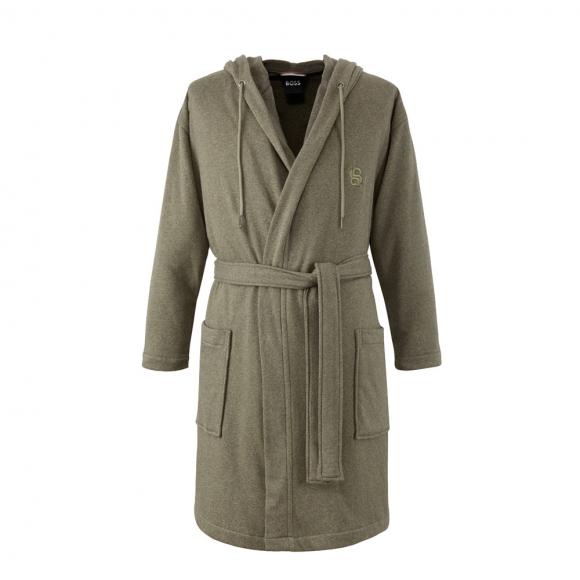 Boss Home Evening Hooded Robe Khaki
