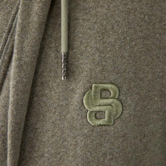 Boss Home Evening Hooded Robe Khaki