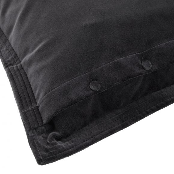 Ralph Lauren Home C Velvet Cushion Cover Charcoal