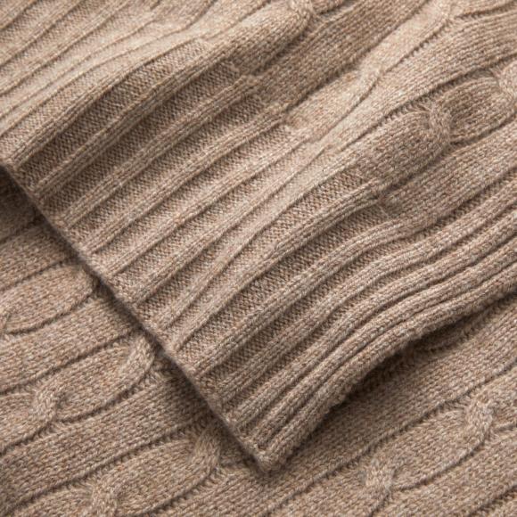 Ralph Lauren Home RL Cable Throw Natural