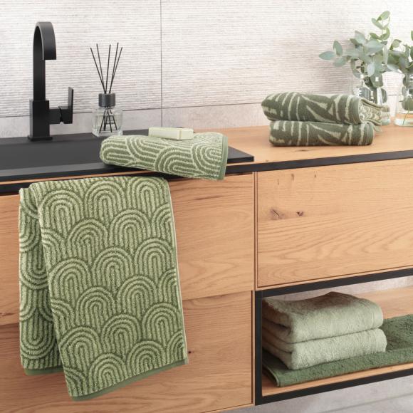 Cawo Maison Leaves Towel 6267 Natural 33