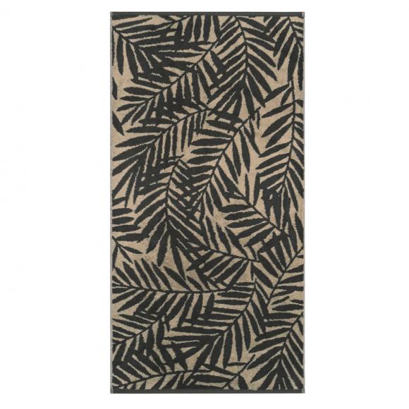 Cawo Maison Leaves Towel 6267 Basalt 37