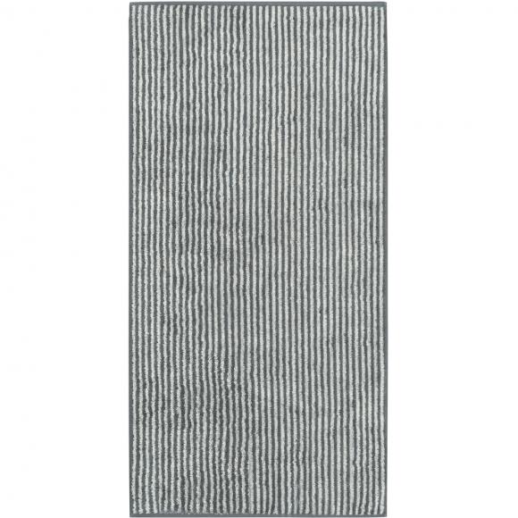 Cawo Two Tone Stripe Coal 77