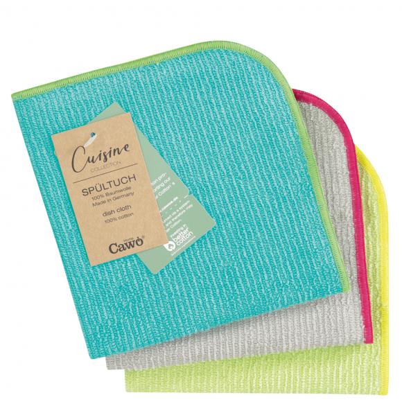Cawo Dish Cloth Trio 14