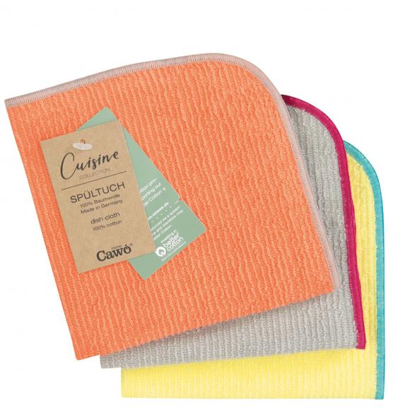 Cawo Dish Cloth Trio 35