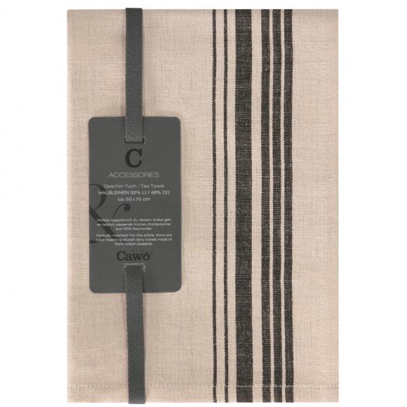Cawo Accent Linen Rich Tea Towel 30