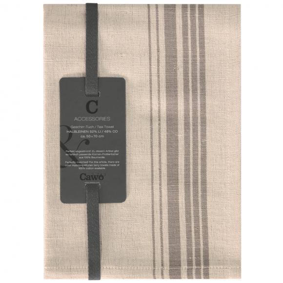 Cawo Accent Linen Rich Tea Towel 33