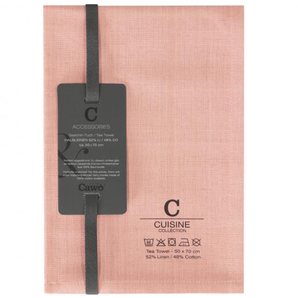 Cawo Plain Linen Rich Tea Towel 20