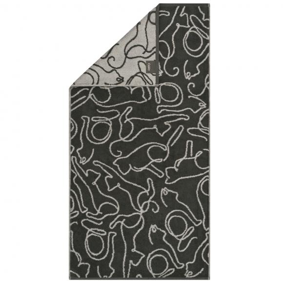 Cawo The Cats Towel Basalt / Platin