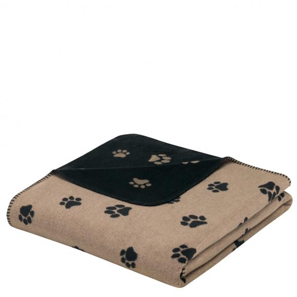 Cawo Paws Throw Black / Beige