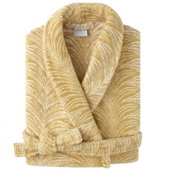 Yves Delorme Pollen Ladies Shawl Collar Bathrobe