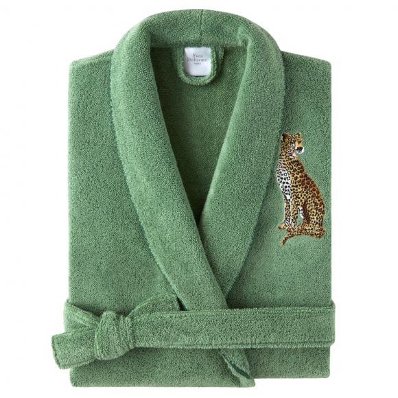 Yves Delorme Contes Ladies Shawl Collar Bathrobe