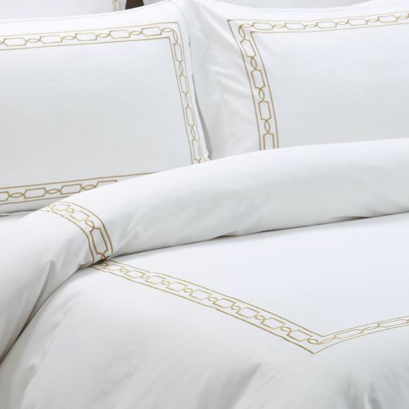 Muir Hamilton Gold Duvet Cover Set
