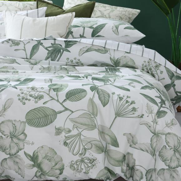 MM Linen Pure Botanical Leaf Duvet Cover Set