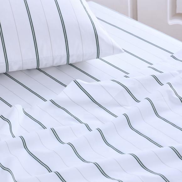 MM Linen Cape Fitted Sheet Set Leaf