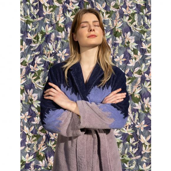 Yves Delorme Brume Ladies Tailored Collar Bathrobe